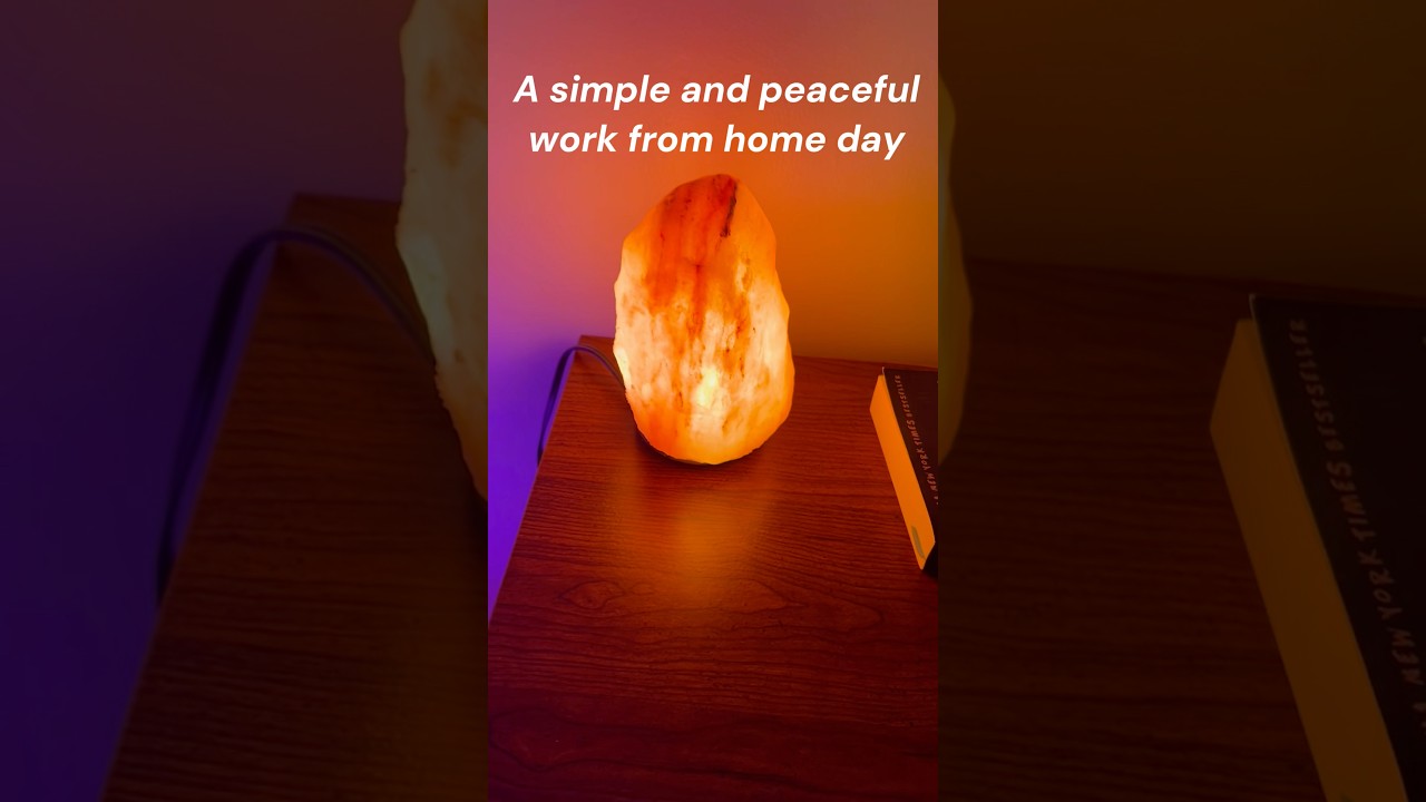 A simple and peaceful work from home day 