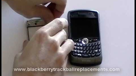 Blackberry Curve 8330 Lens Replacement Repair Directions