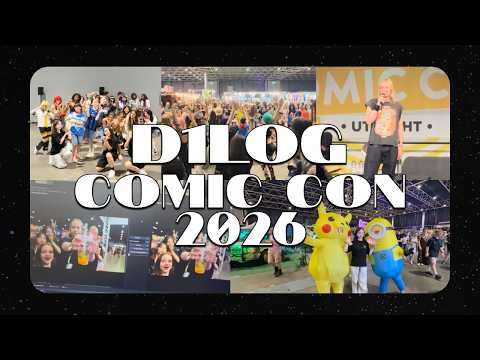 [D1LOG] D1STINTO AT COMIC CON 2026🎮 | K-POP Random Dance, K-POP workshop💃 | VLOG |