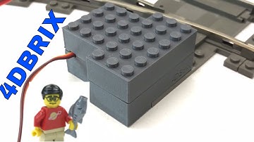 Control Your LEGO Trains with 4DBrix - Remote Control Switch Track Box for 9V and PF Track