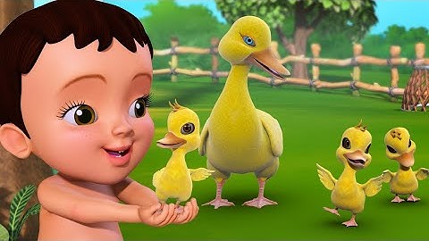 குள்ளக் குள்ள வாத்து குவாக் குவாக் வாத்து | Tamil Rhymes for Children Collection | Infobells
