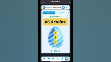 Yaytsogram Daily Cipher Code 06 October #yaytsogramcipher #airdrops #6october  #yaytsogram