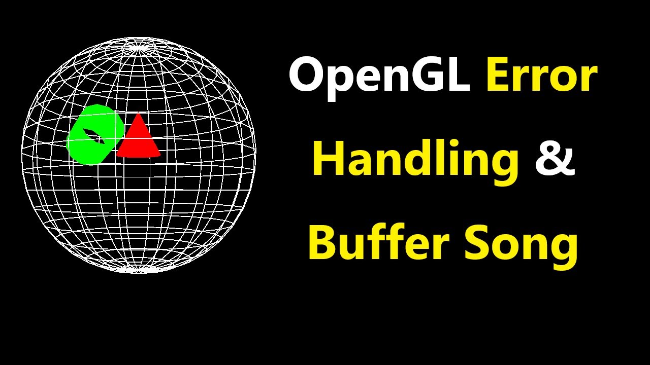 079- OpenGL OGPG9 3, Error Handling, glGetError(), gluErrorString ...