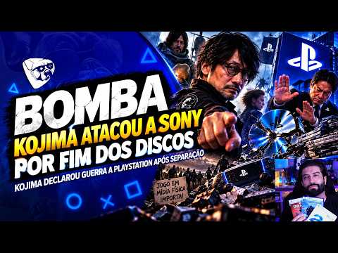 BOMBSHELL! KOJIMA ATTACKED SONY OVER THE END OF DISCS! KOJIMA DECLARED WAR ON PLAYSTATION AFTER B...