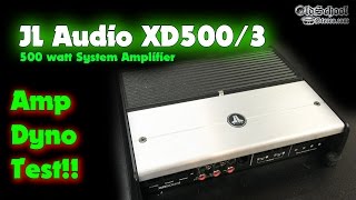 JL Audio XD500/3 Amp Dyno Full Test