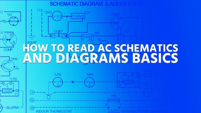 How to Read AC Schematics and Diagrams Basics - YouTube | Hvac Wiring Diagram Symbols Meanings | | YouTube