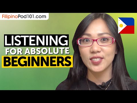 Filipino Listening Practice for Absolute Beginners