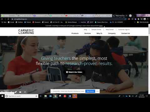 How to login to Carnegie Learning (student)