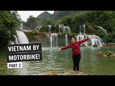 We LOVE Northern Vietnam! ❤️ (Visiting Ban Gioc waterfall + Ba Be Lake by MOTORBIKE)