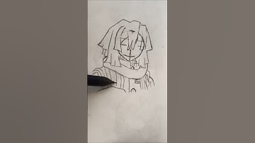 drawing obanai😈 from demon slayer 🔥#art #anime #drawing #animedrawing #drawanime #obanai