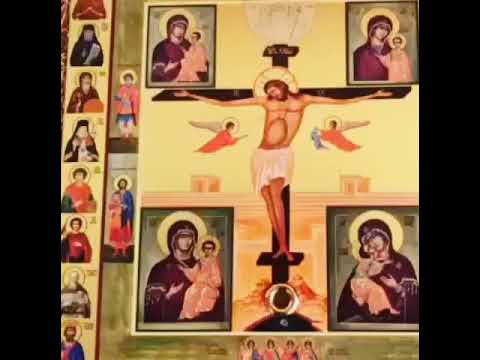 Спасительно Победительная икона с мощевиком - YouTube