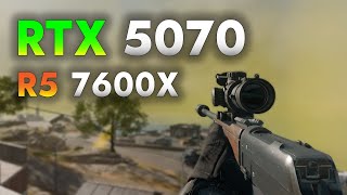 RTX 5070 Warzone | Ryzen 5 7600X + RTX 5070