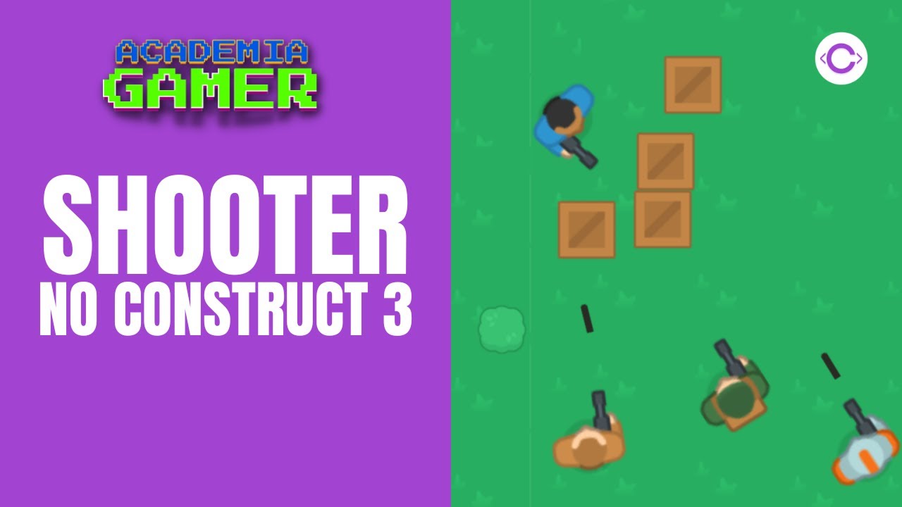 Aprenda a criar um Jogo de Tiro (Shooter) com Câmera Top Down no Construct  3 