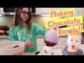 Making Chocolate Bowls with my Nieces!