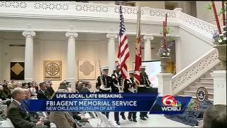 Fallen FBI agents honored with memorial service at New Orleans Museum of Art