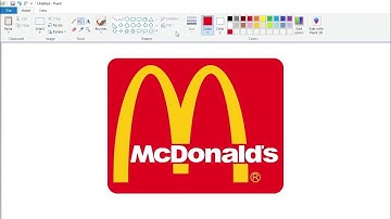How to draw the McDonald