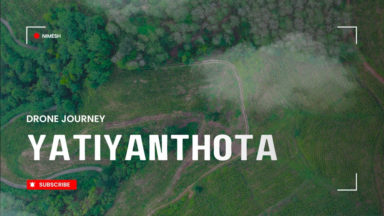 Aerial Journey Over Wee Oya Reservoir, Yatiyanthota