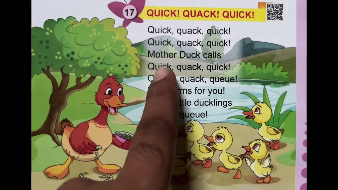 Quick Quack Queue | Nursery rhymes | English Rhymes | Poem 