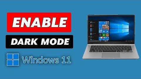 How to Enable Dark Mode on Windows 11 || Windows 11 Dark Themes || Laptop desktop dark theme/Mode