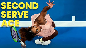 Serena Williams - Second Serve Aces | SERENA WILLIAMS FANS