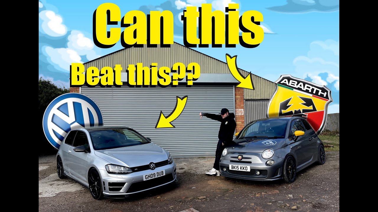 Can This Beat This Abarth 500 vs Golf R