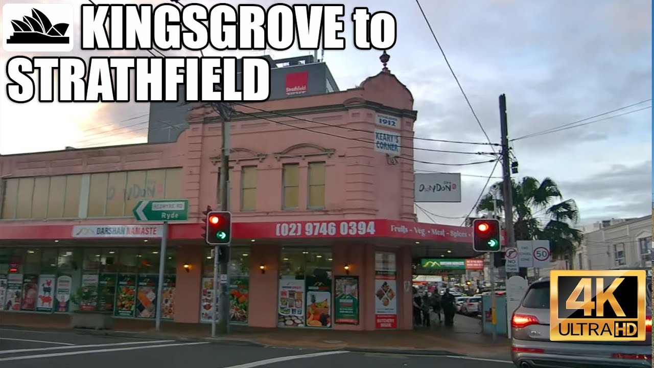 4K Sydney drive: Kingsgrove to Strathfield via Campsie Bypass