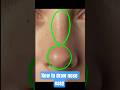 how to draw face nose