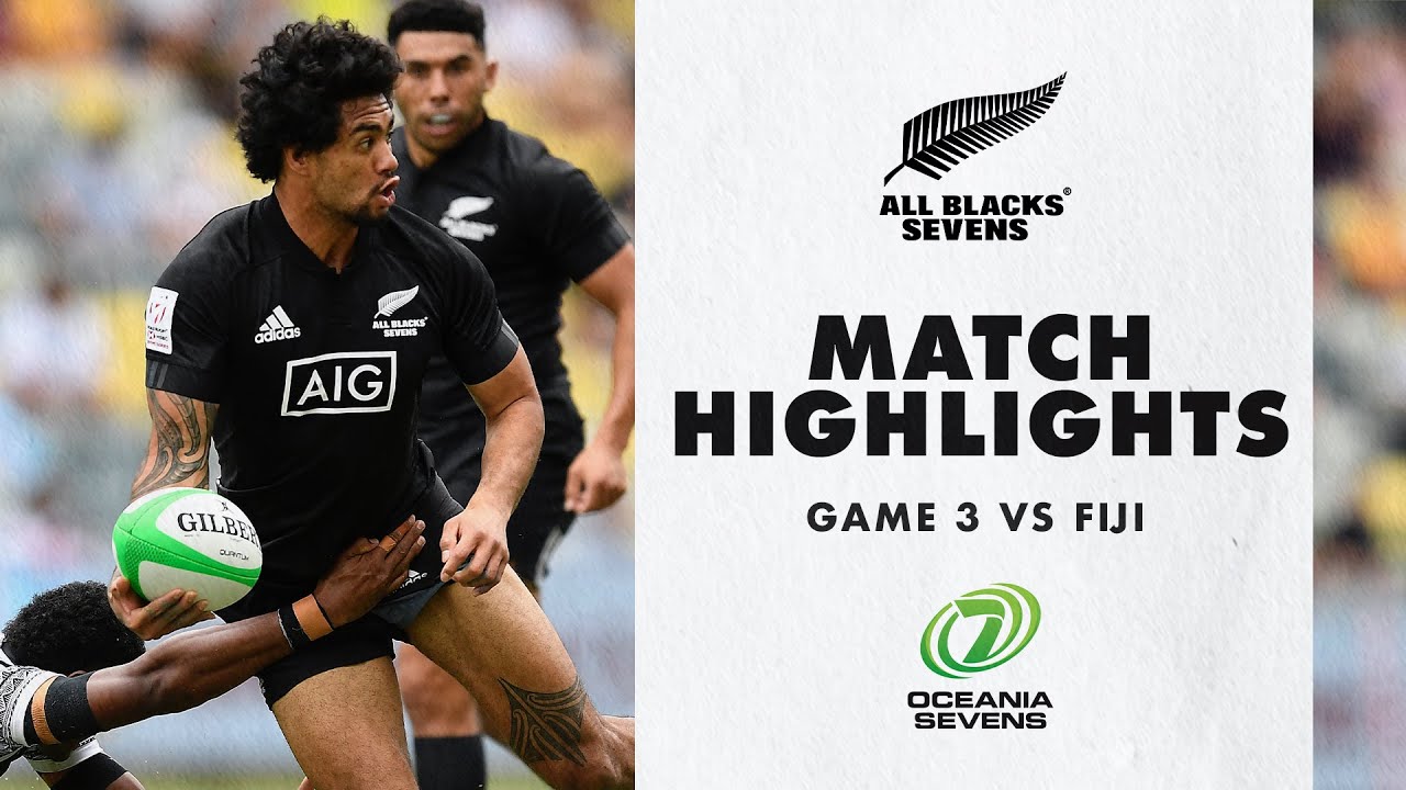 Match Highlights All Blacks Sevens v Fiji - Game 3 (Oceania7s 2021)