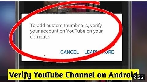 fix yt Studio custom thumbnail problem how to verify your youtube account (2022)