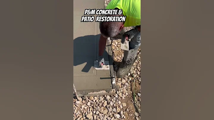 #concrete #howto edge concrete #shorts #youtubeshorts #diy #viral  #finishing #design #architecture