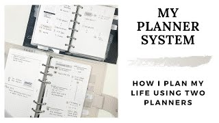 MY PLANNER SYSTEM | How I Plan Using 2 Planners