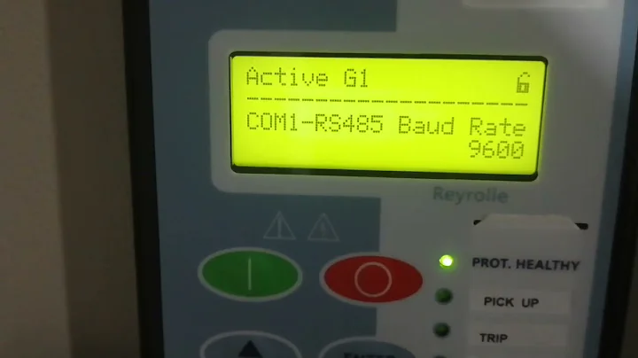 Siemens 7SR100 Relay RS485 Modbus Communication.