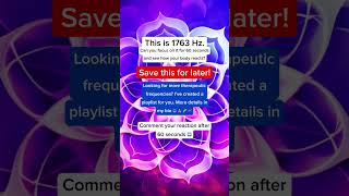 🔊 Can You Focus On This #1763Hz Tone For 60 Seconds