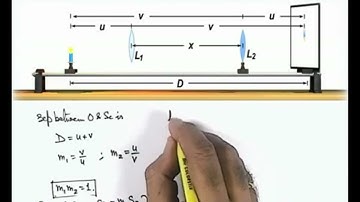 Determination of Focal Length of a Convex Lens by Displacement Method | Physics Practical