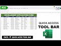 Quick Access Toolbar SUM, MERGE, INSERT, FILL COLOUR & REPEAT||Excel tutorials for beginners