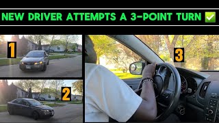 A THREEPOINT TURN TUTORIAL | FOR NEW DRIVERS & BEGINNERS