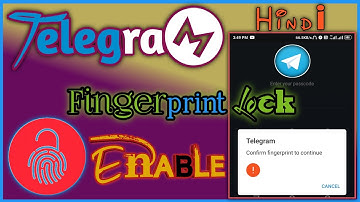 How To Set Fingerprint Lock On Telegram App || Enable Fingerprint Lock || 2020 trick