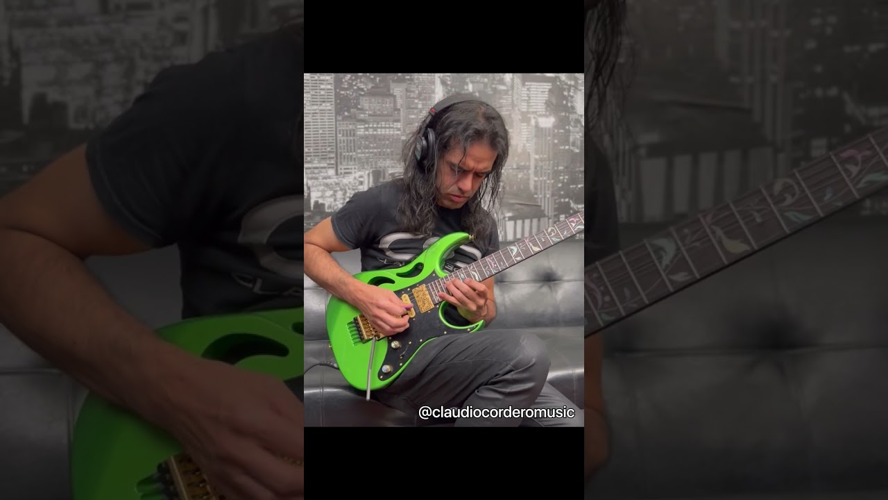 Steve Vai "Ladies' Nite in Buffalo?" Guitar Solo Cover by Claudio Cordero