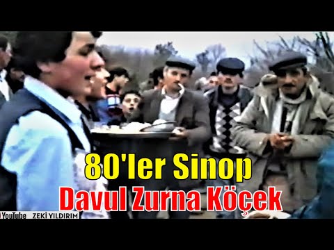 80LER SİNOP KÖY DÜĞÜNÜ ''Tiridine Bandım'' Davul Zurna Köçek