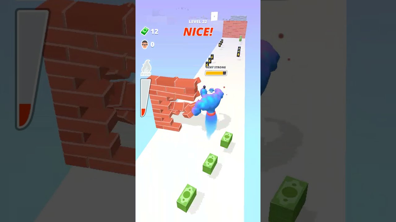 muscle rush all levels gameplay ios android // Jenny Run