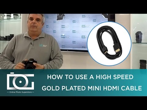 DISPLAY PORT TO HDMI TUTORIAL | How to use a Mini HDMI Cable | Connect Camera To TV for DSLR Cameras