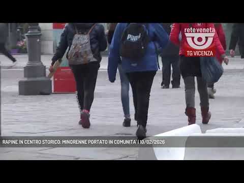 RAPINE IN CENTRO STORICO: MINORENNE PORTATO IN COM...