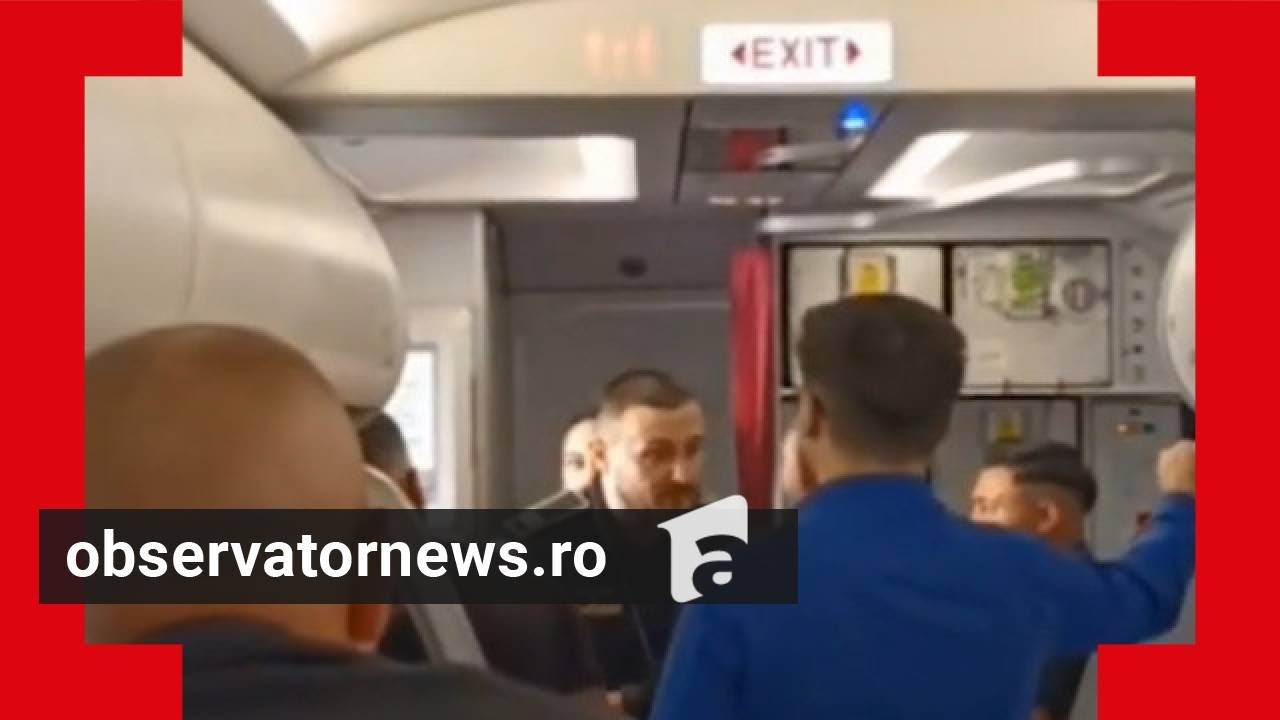 Scandal la bordul unui avion Wizz Air care urma să decoleze de pe Otopeni. 9 persoane, date jos