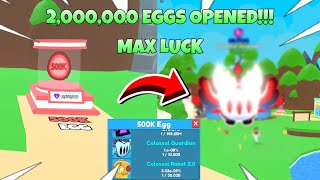 Opening 2,000,000+ Eggs in Bubble Gum Emperors! *INSANE LUCK*