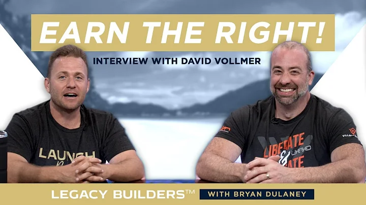 Earn the Right! Interview with David Vollmer