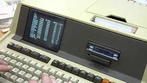 HP 85 Repair Part 11: HP 85 demo playing slot and maze games