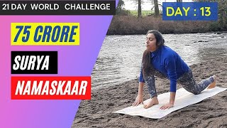 75 Crore SuryaNamaskar | Day 13 | World Record | Ministry of Ayush | Yoga in Dublin