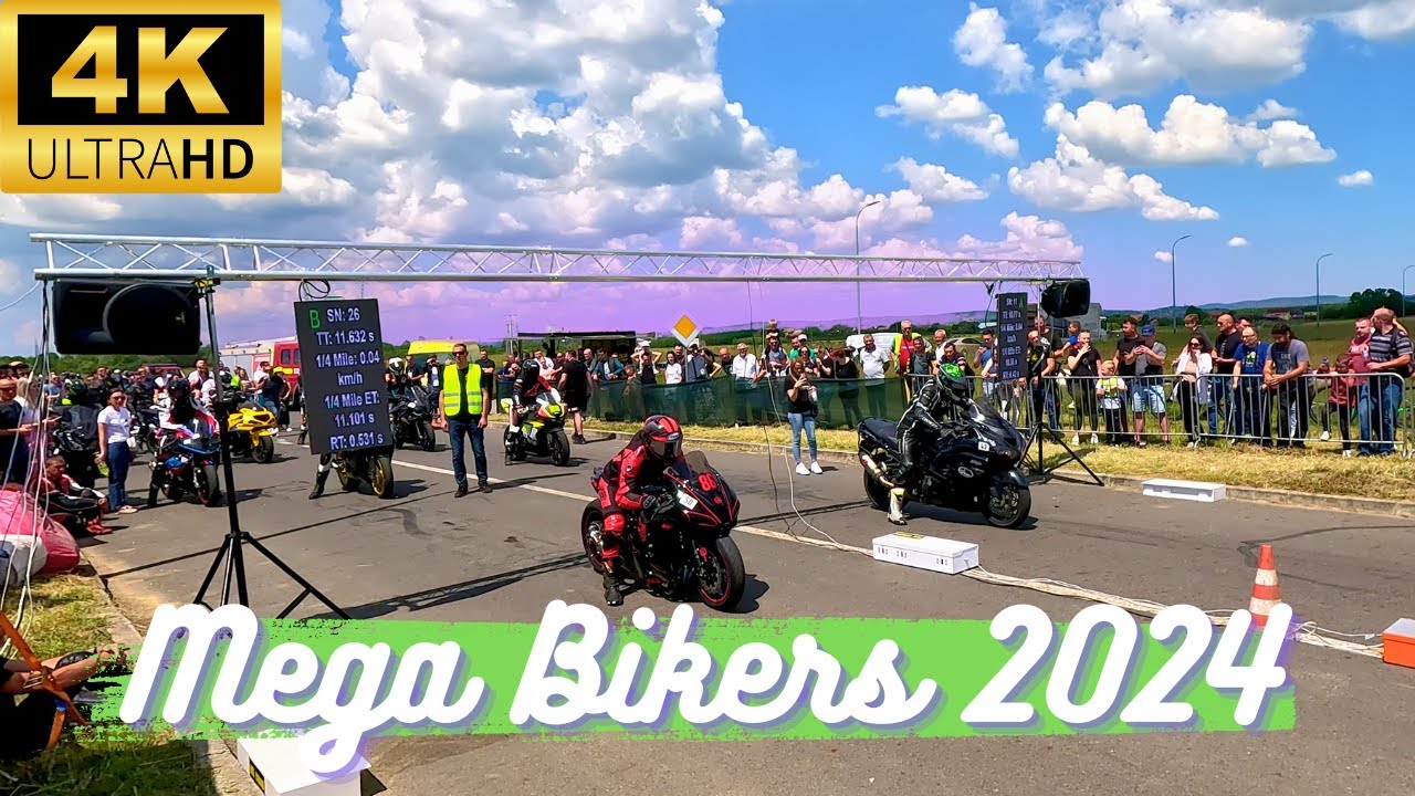 Mega Bikers Slav. Brod : Utrka ubrzanja (trening) (4K)