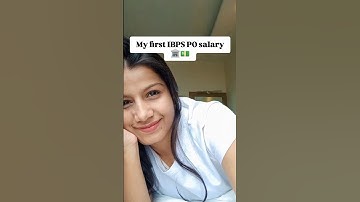 First Salary as IBPS PO 😍 | Hard Work Pays Off!