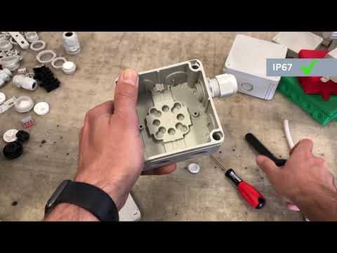 Video: Outdoor junction boxes. Junction box for electrical wiring